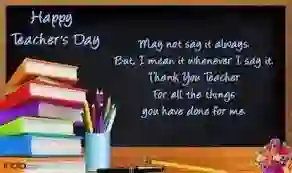 Happy Teacher’s Day of Happy Teacher’s Day! It has been an honor to get to learn so many...